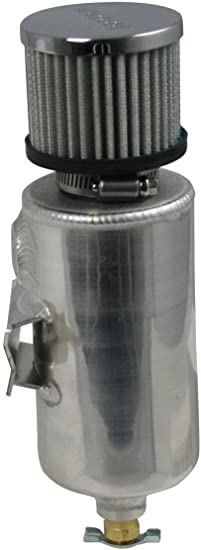 Moroso 85464 Aluminum Remote Breather Tank (Dry Sump/Rear End, Bar Mount)