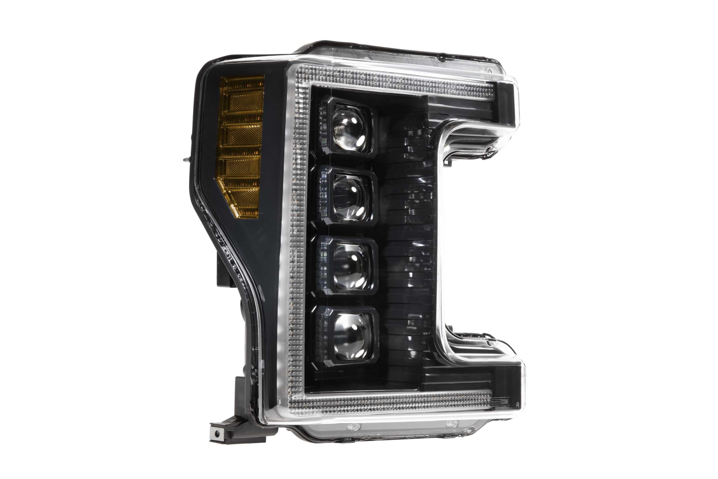 Morimoto XB LED Headlights: Ford Super Duty (17-19) (Pair / ASM / Amber DRL) LF503-A-ASM