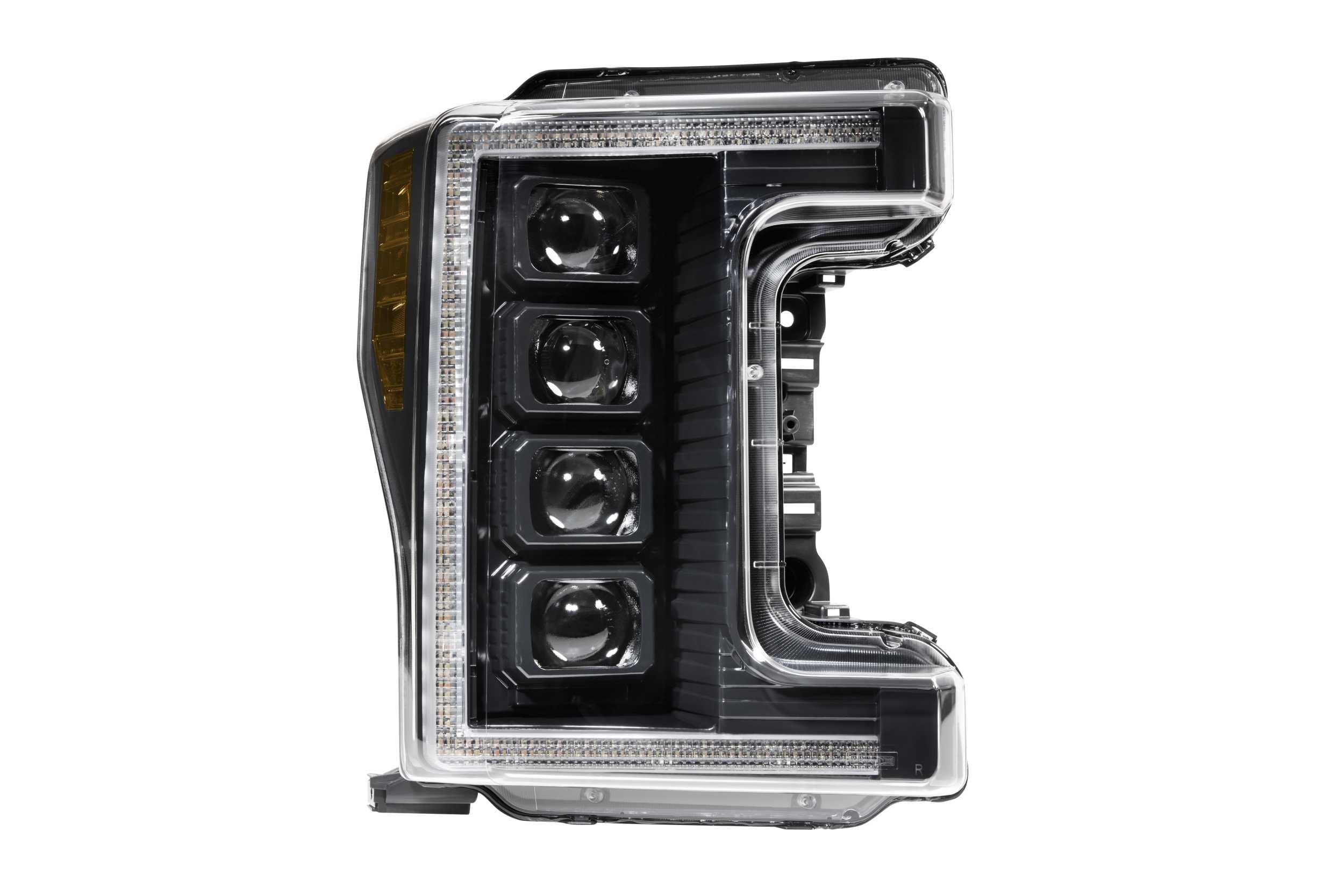 Morimoto XB LED Headlights: Ford Super Duty (17-19) (Pair / ASM / Amber DRL) LF503-A-ASM