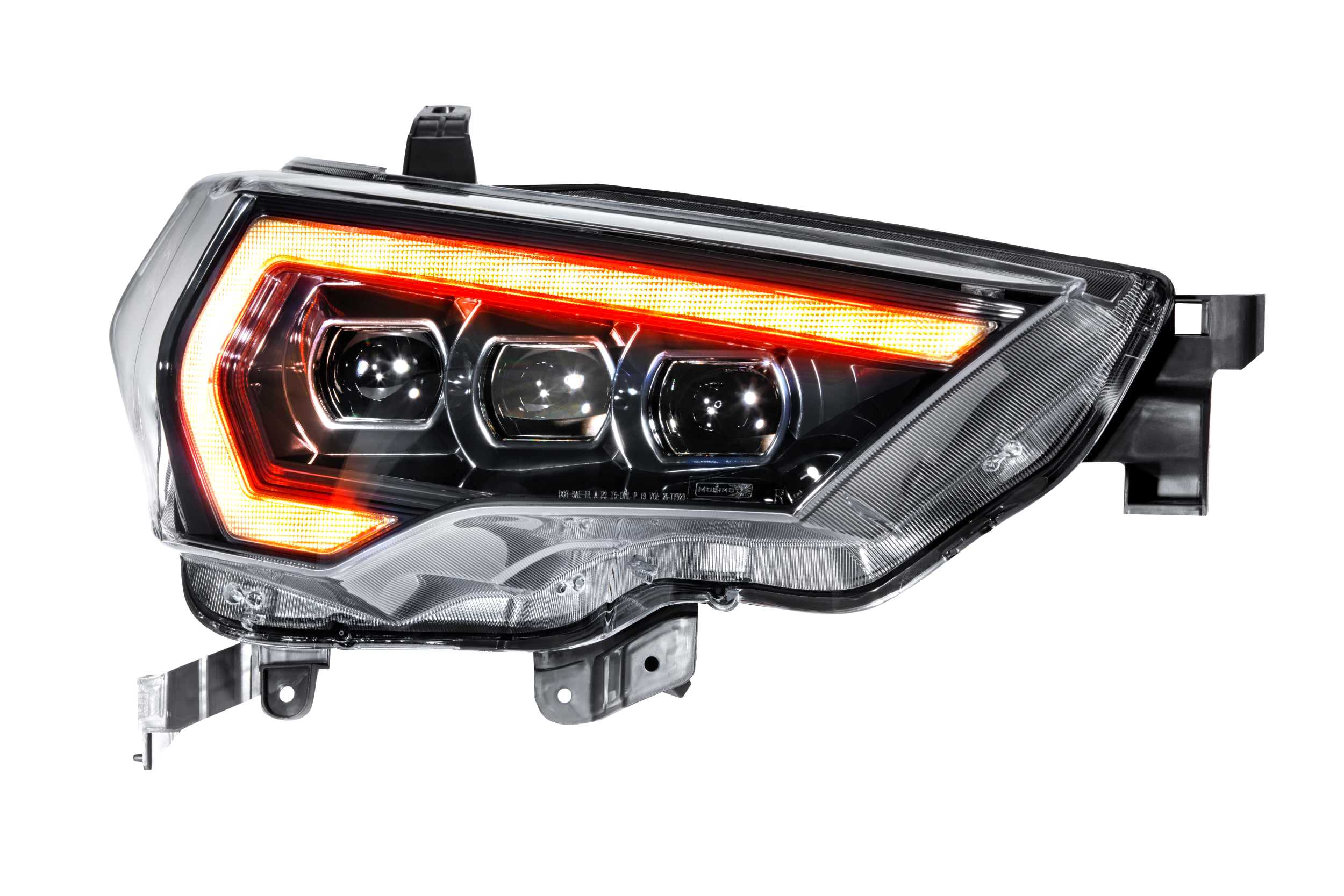 Morimoto XB LED Headlights: Toyota 4Runner (14-22) (Pair / ASM / Amber DRL) (Gen 2) LF531.2-A-ASM