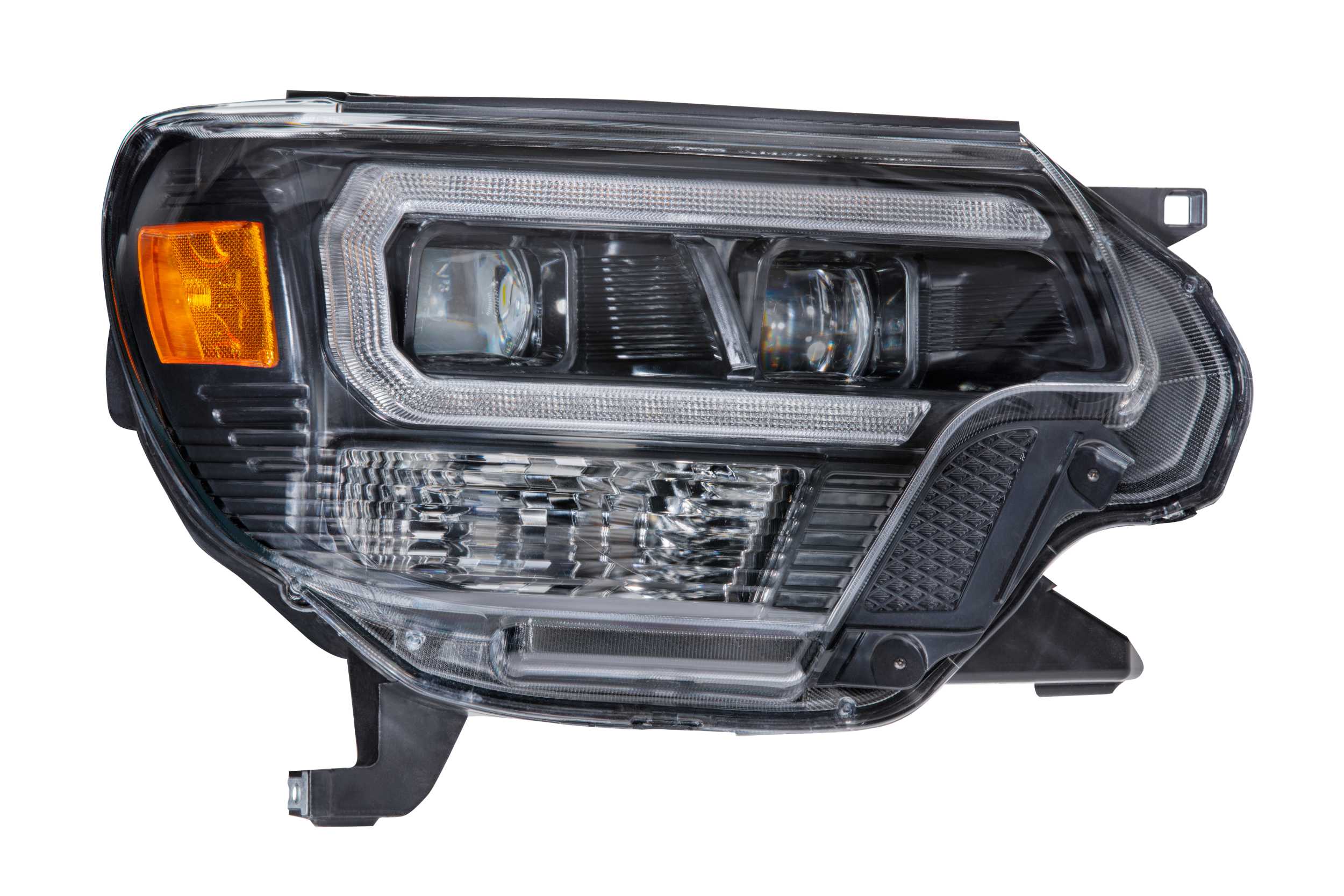 XB Hybrid LED Headlights: Toyota Tacoma (12-15) (Pair / Smoked