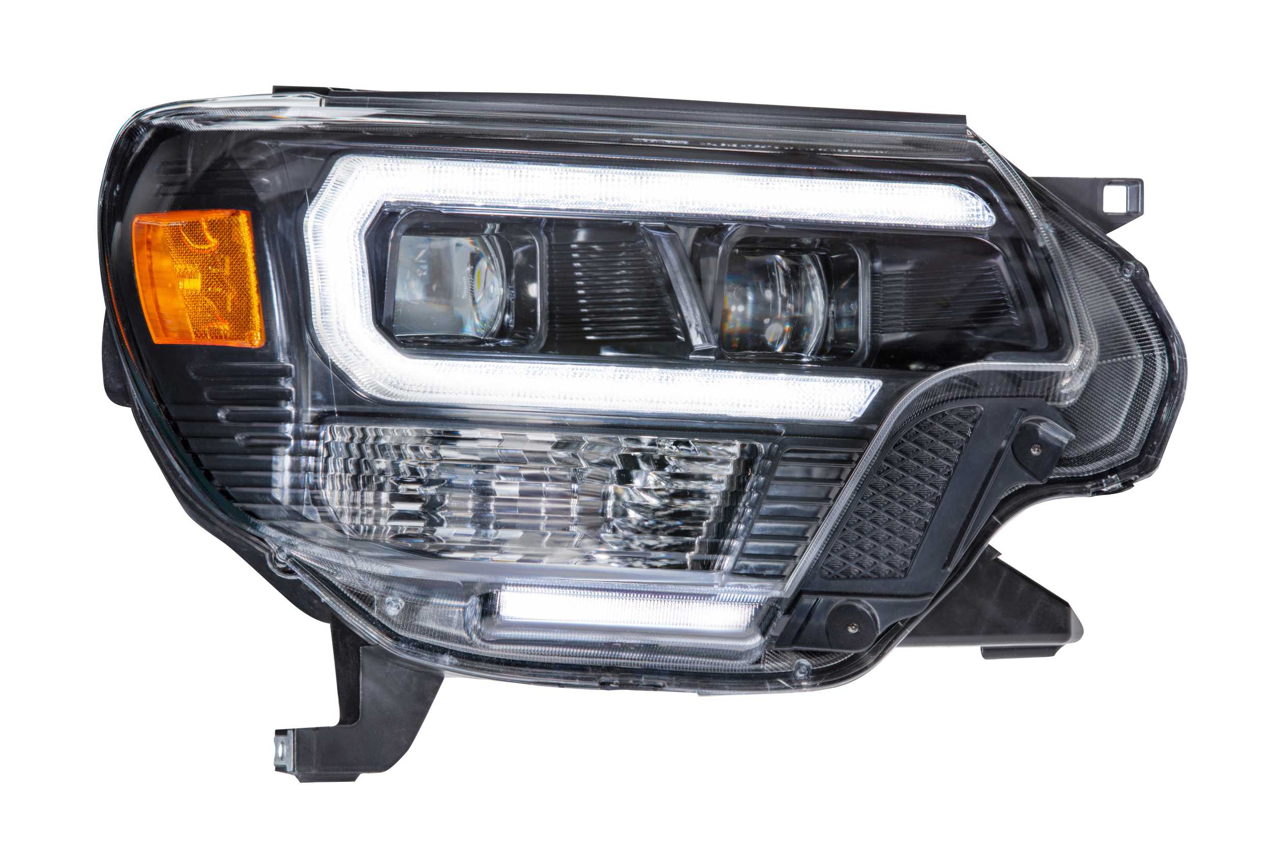Morimoto XB Hybrid LED Headlights: Toyota Tacoma (12-15) (Pair / Smoked) LF529