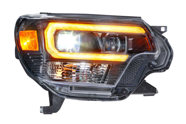 Morimoto XB Hybrid LED Headlights: Toyota Tacoma (12-15) (Pair / ASM / Amber DRL) LF529-A