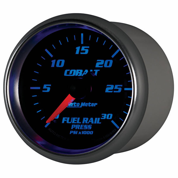 AutoMeter Products 6186 2-1/16 Fuel Rail Pressure Gauge Cobalt - 0 to 30,000 psi