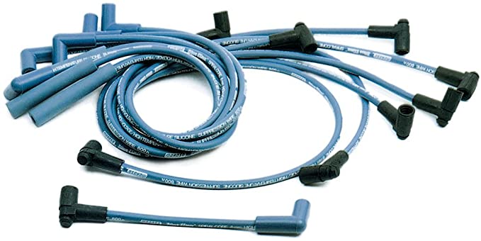 Moroso 72565 Blue Max Spiral Core Custom Wire Set (Blue/Unsleeved/Straight/HEI)