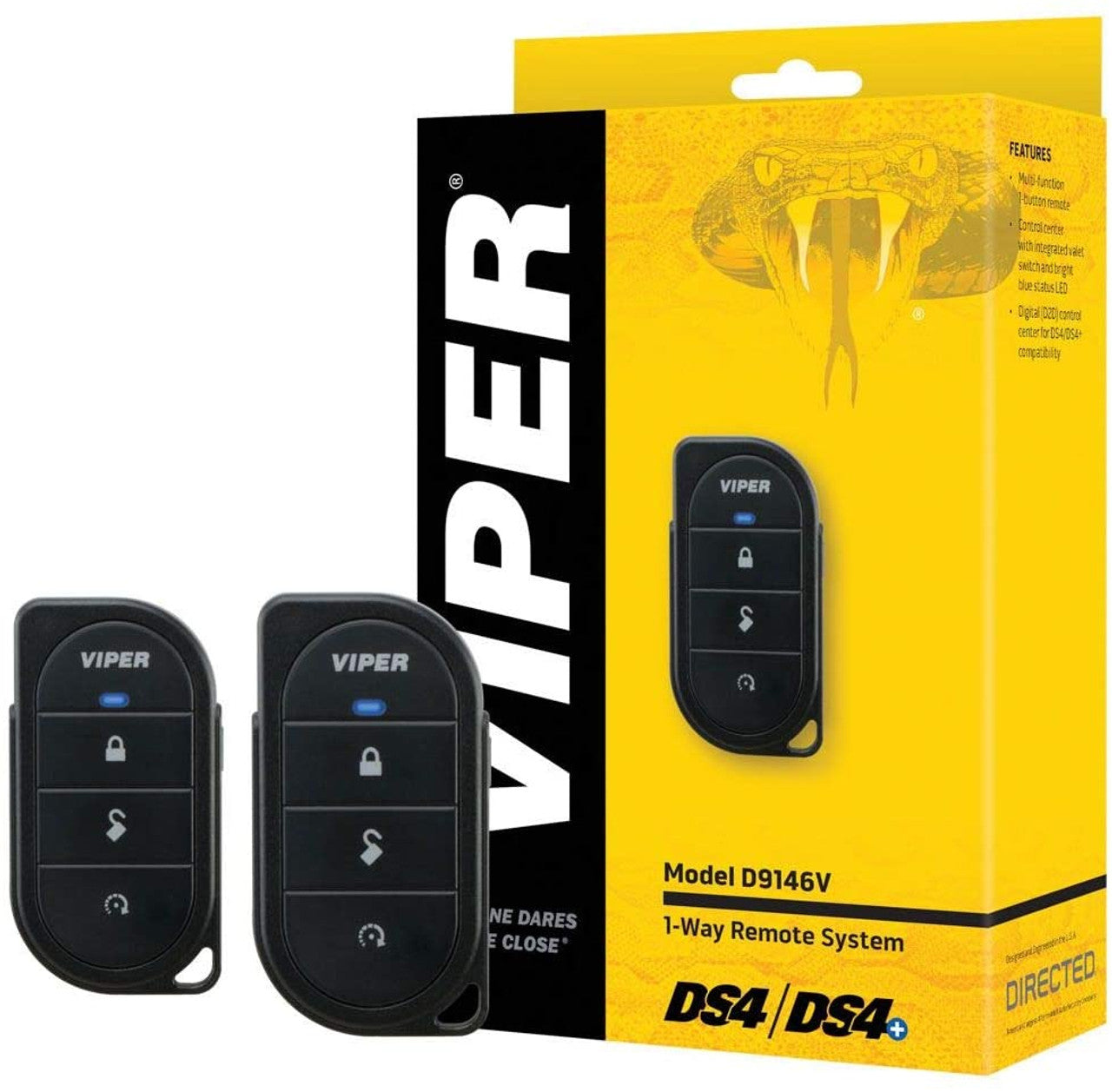 VIPER 1-Way 4-Button Remote Start/Keyless Entry System D9146V