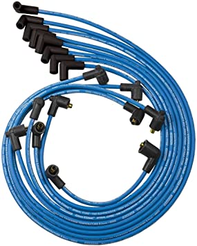 Moroso 72500 Blue Max Spiral Core Custom Wire Set (Blue/Unsleeved/90°)