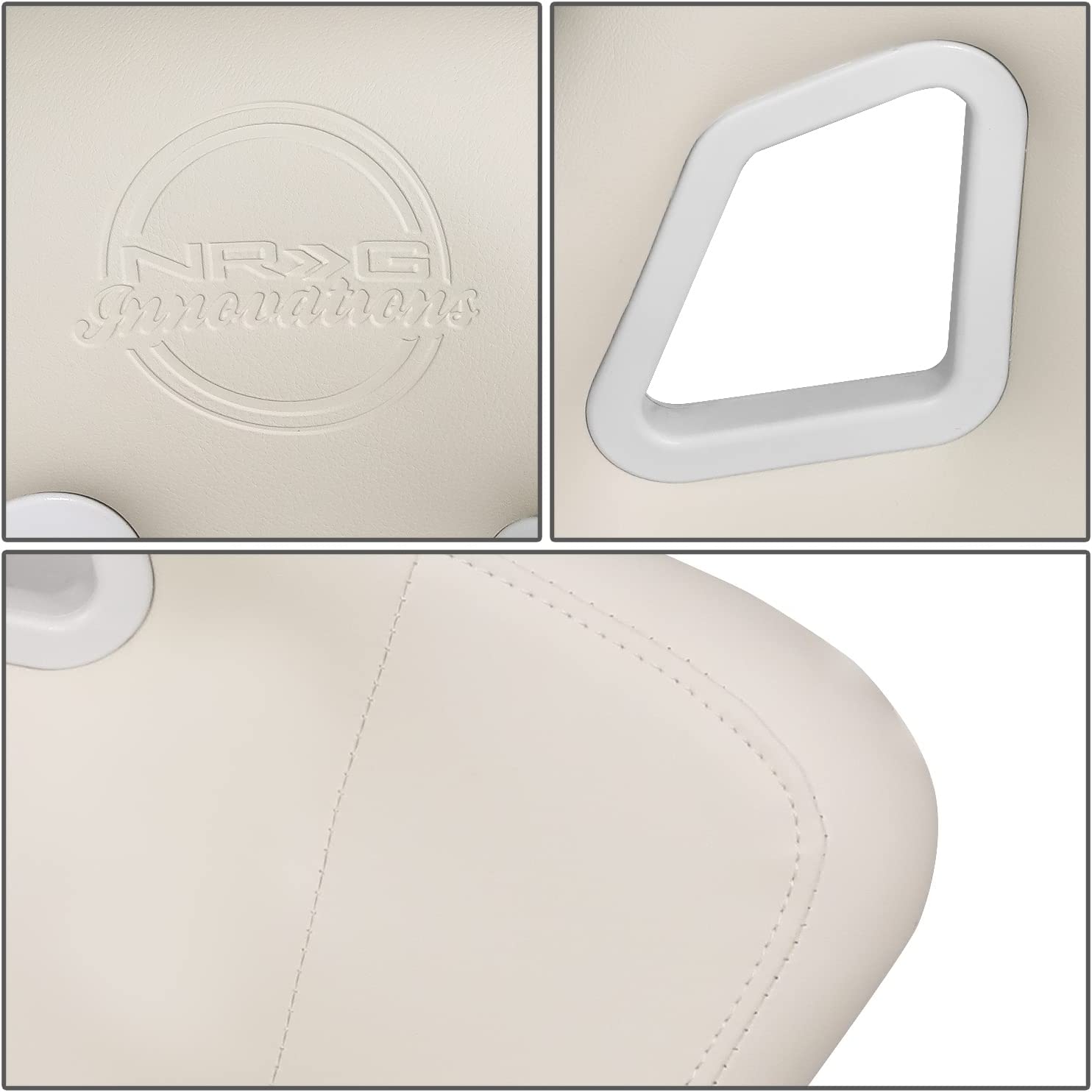 NRG Innovations FRP And Carbon Fiber Buckets Seats Singles FRP-302WT-V