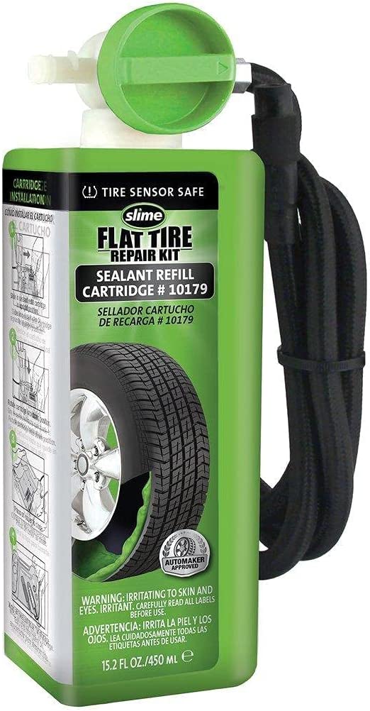Slime 10179 Flat Tire Repair Kit Refill Bottle 450ml