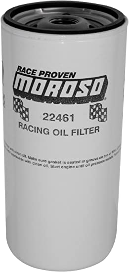 Moroso 22461 Extra Long Design Race Oil Filter (27 microns) for Chevy