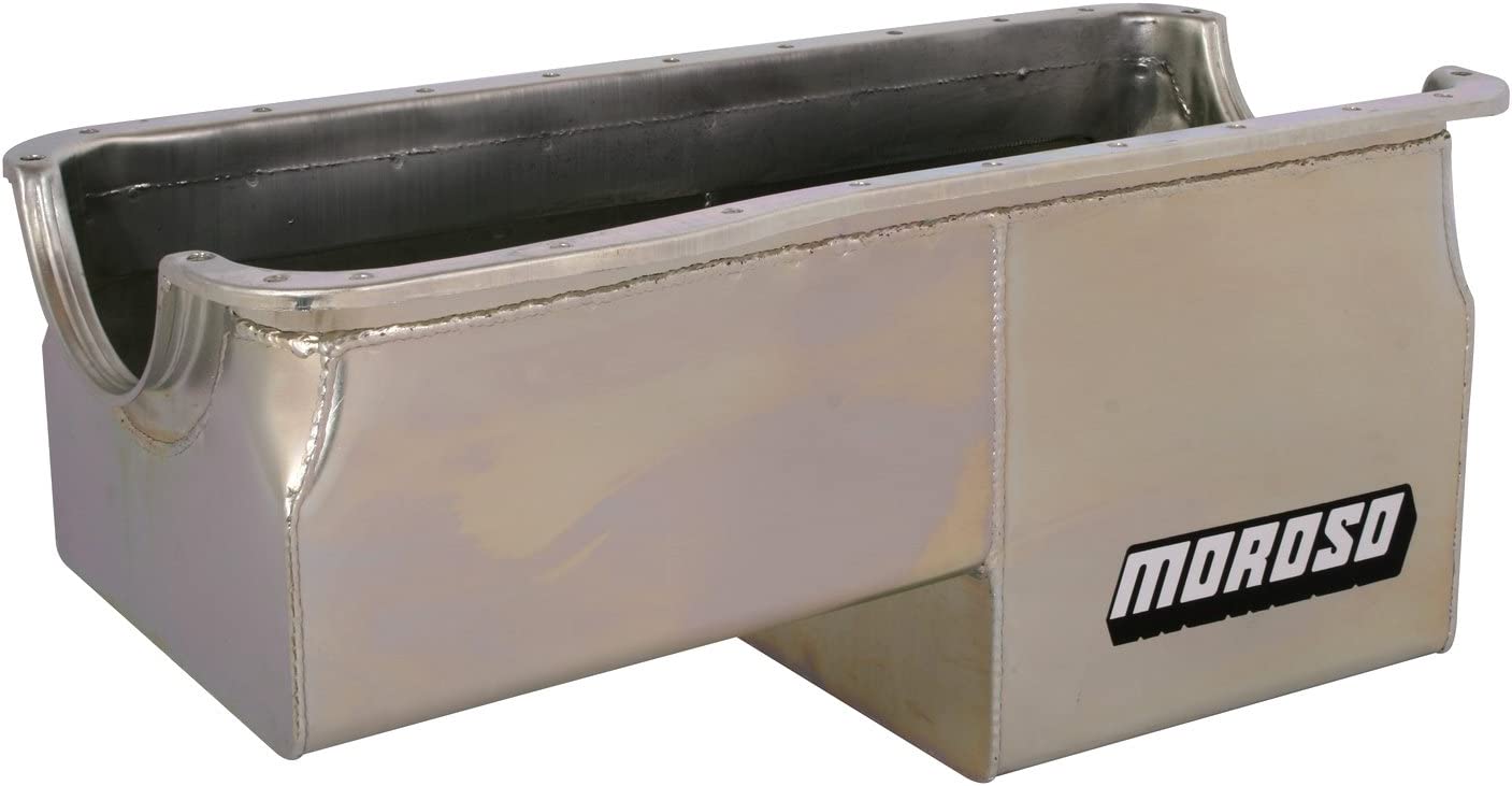 Moroso 20612 Wet Rear Sump Steel Oil Pan (10-3/4 deep/8qt/Ford 429-460 and 4WD trucks/vans)
