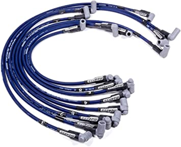 Moroso 73677 Ultra 40 Blue Custom Wire Set (Unsleeved, SBC, Sprint Car, HEI)