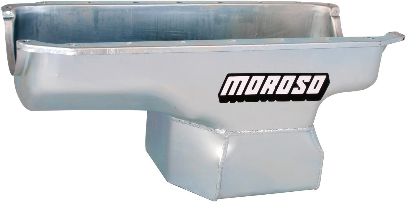 Moroso 20710 Wet Sump Steel Oil Pan (10 deep/8qt/Baffled/Core-Base/Chrysler SB 273-340)