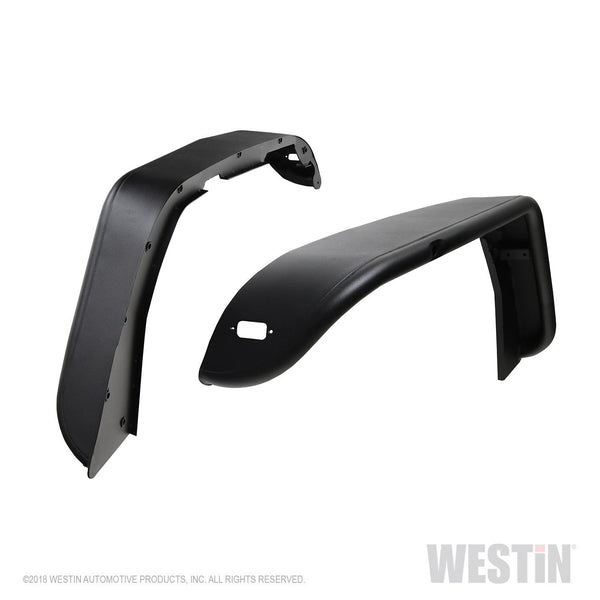 Westin Automotive 62-1025 Tube Fenders - Front Textured Black