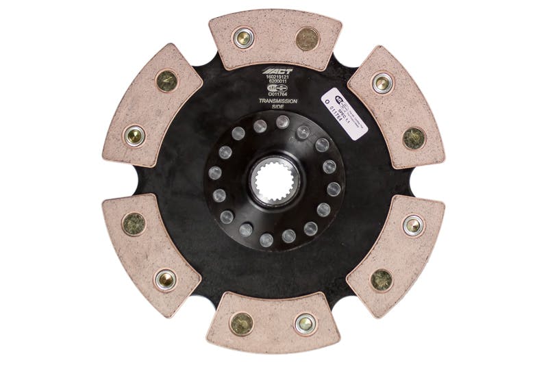 Advanced Clutch Technology 6200011 6 Pad Rigid Race Disc