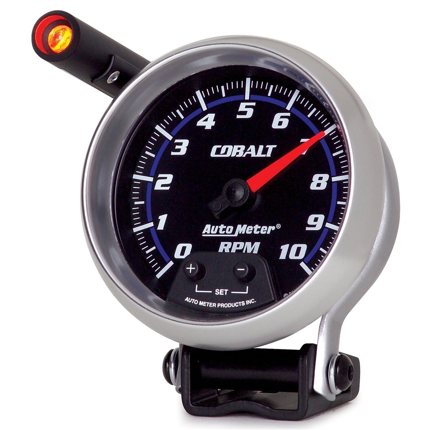 AutoMeter Products 6290 Gauge; Tachometer; 3 3/4in.; 10k RPM; Pedestal w/ext. Quick-Lite; Cobalt