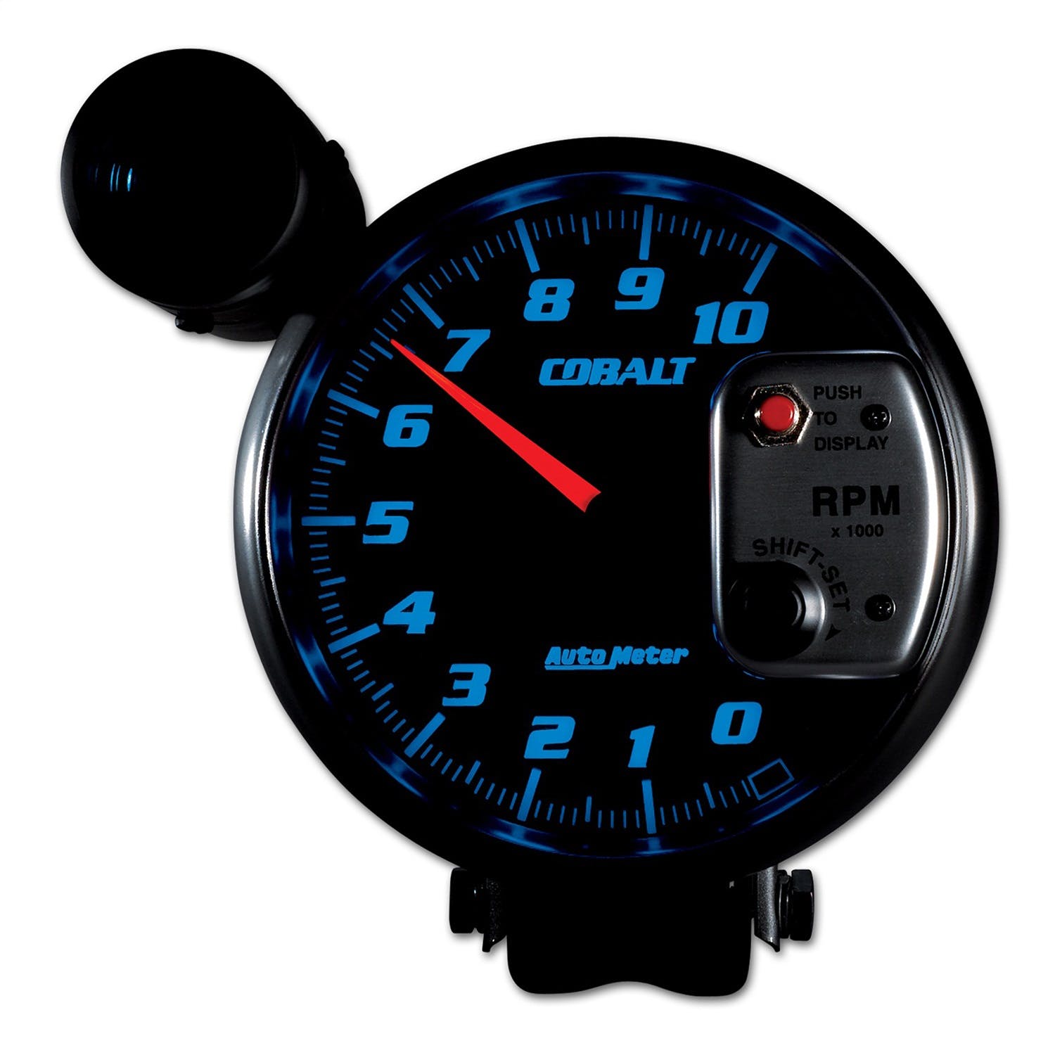 AutoMeter Products 6299 Gauge; Tachometer; 5in.; 10k RPM; Pedestal w/ext. Shift-Lite; Cobalt