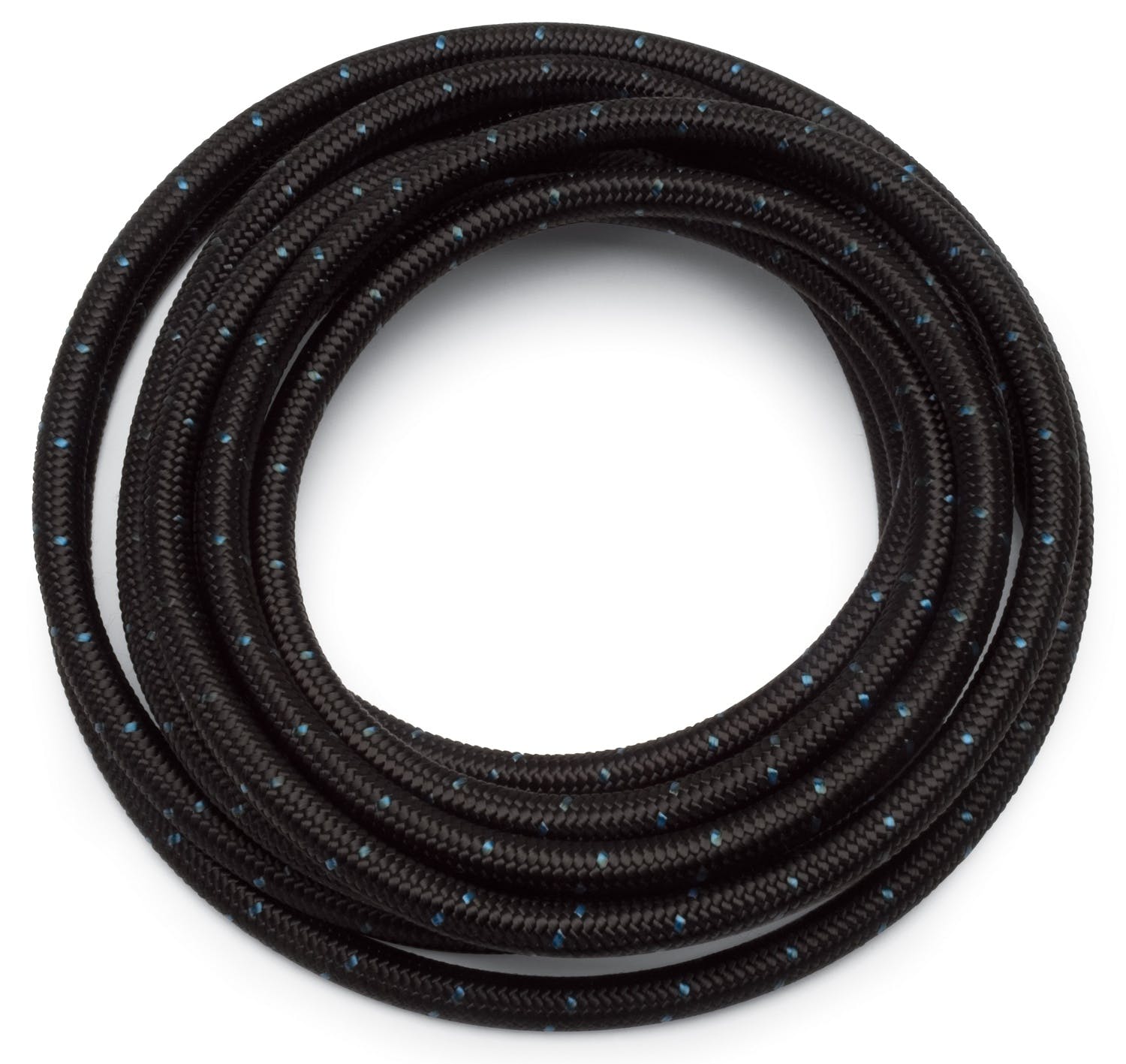 Russell 630293 #8 Black Cloth Hose. Blue Tracer  50ft length