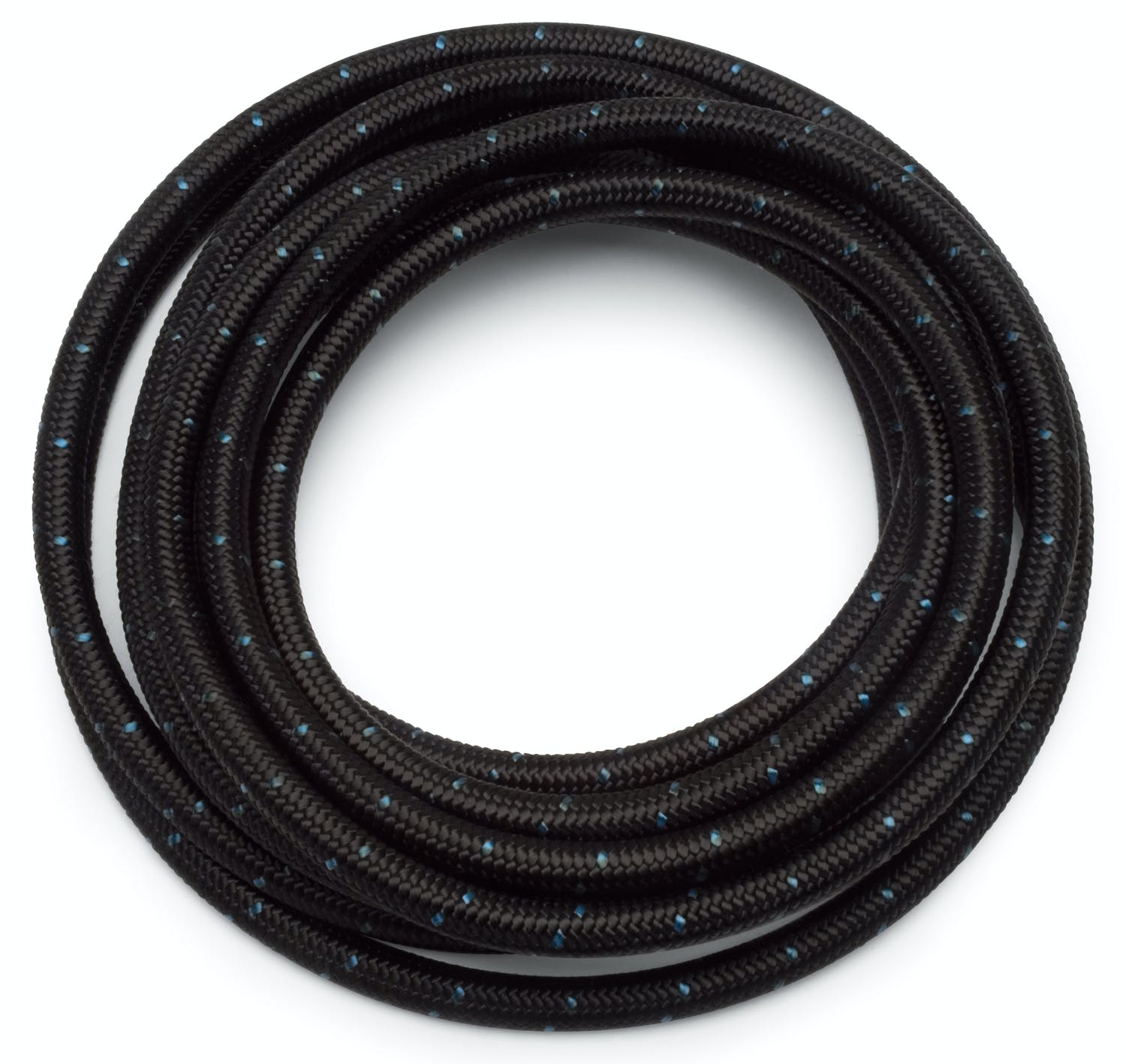 Russell 632243 # 12 Black Cloth Hose  Blue Tracer  20ft length