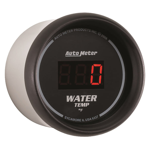 AutoMeter Products 6337 2-1/16in Water Temp, 0- 300 degF - Digital Black