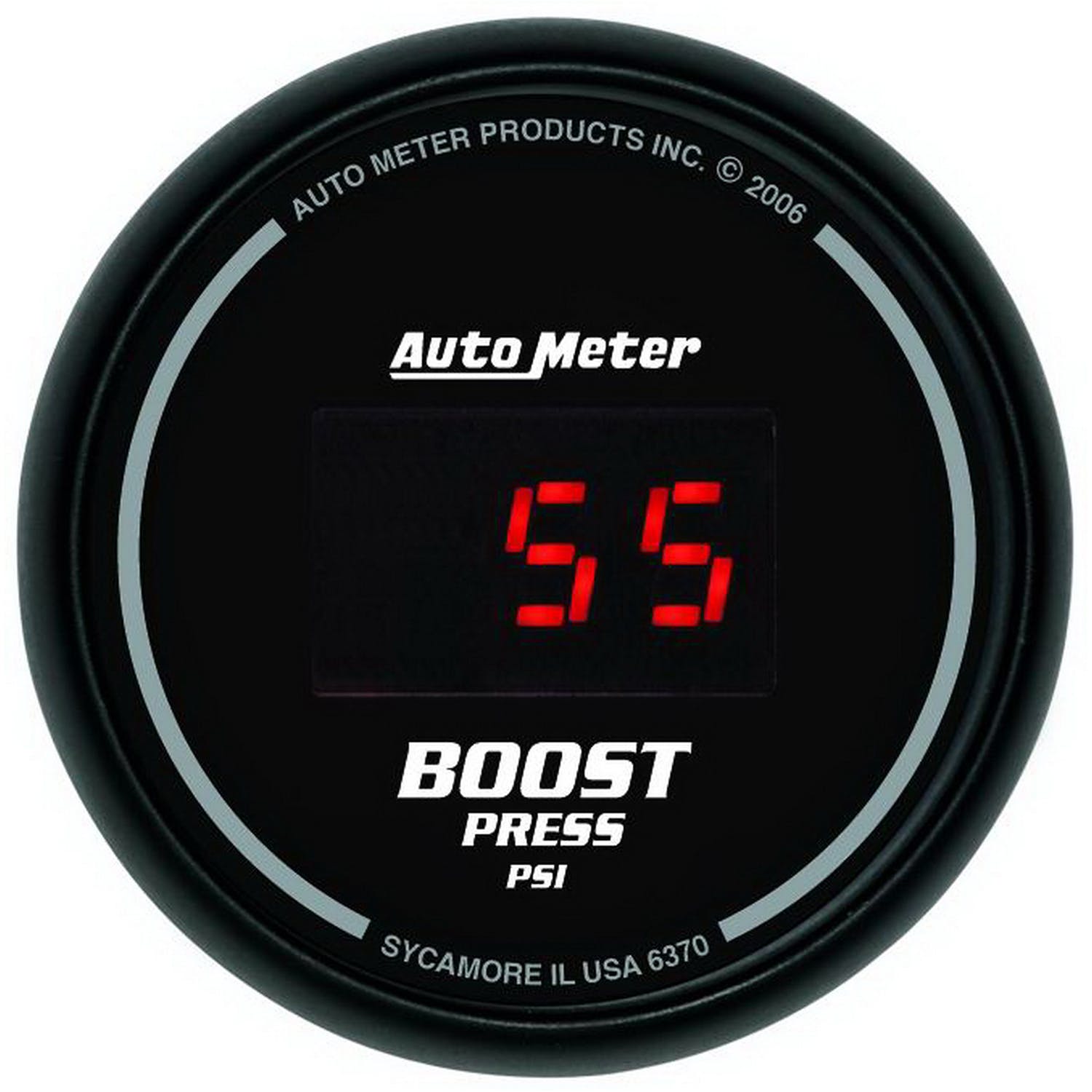 AutoMeter Products 6370 2-1/16in Boost, 0-60 PSI - Digital Black