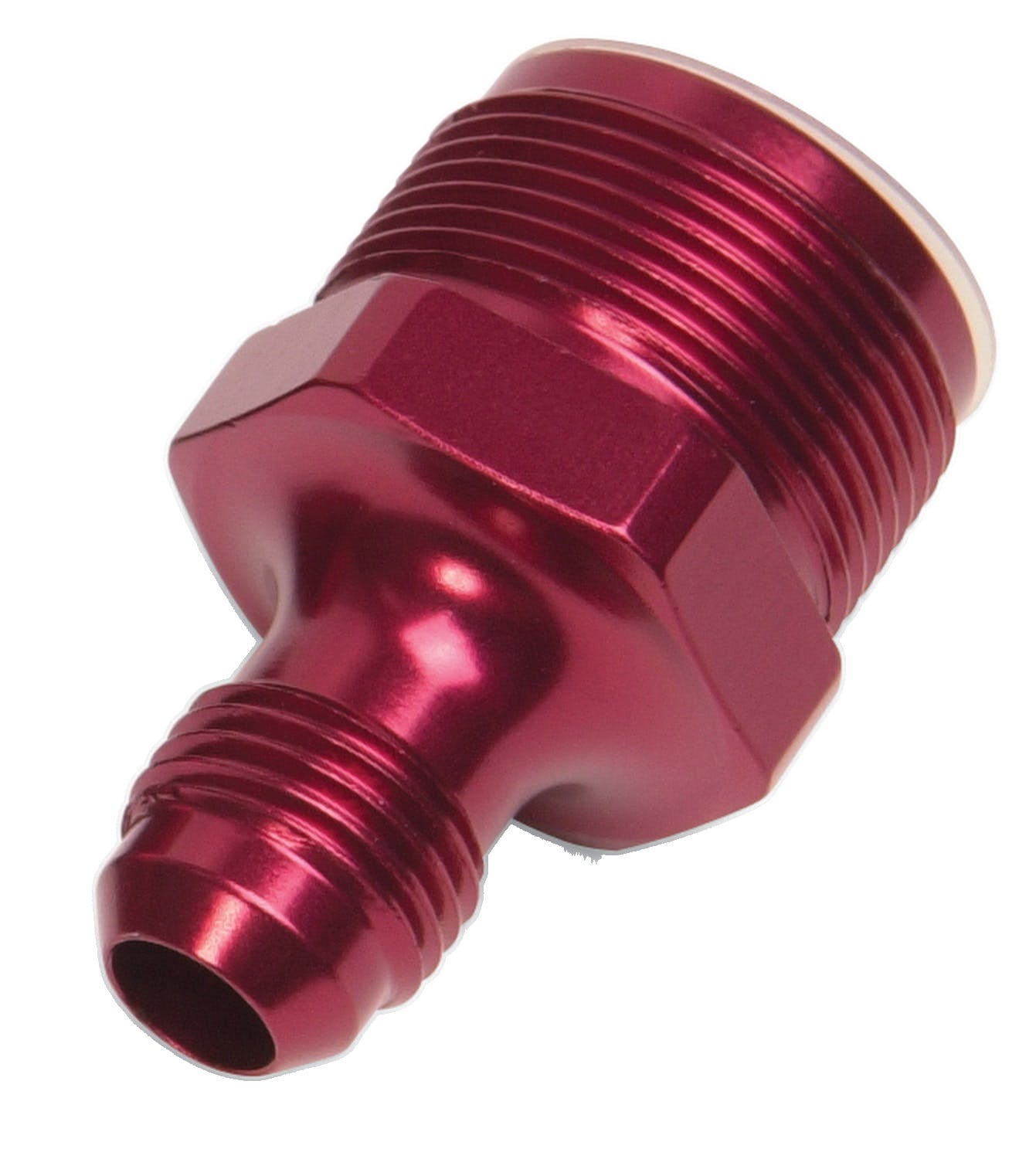 Russell 640340 Adapter 1in-20 X #6 AN Male Flare For Quadrajet Carb