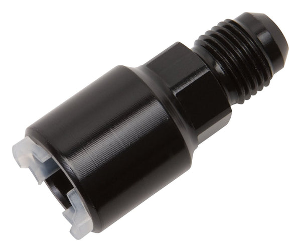 Russell 640853 Adapter 3/8 inch Fuel Injection Fitting , LT1, LT4 and LS1 Pressure Side Black