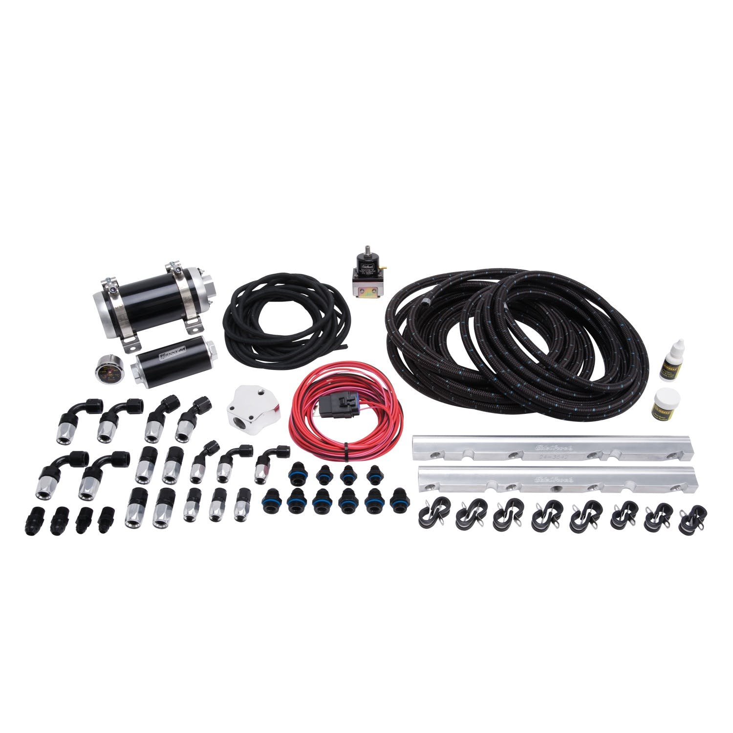 Russell 641543 Fuel System EFI Plumb Kit Ford 5.0 Complete. Pro-Classic