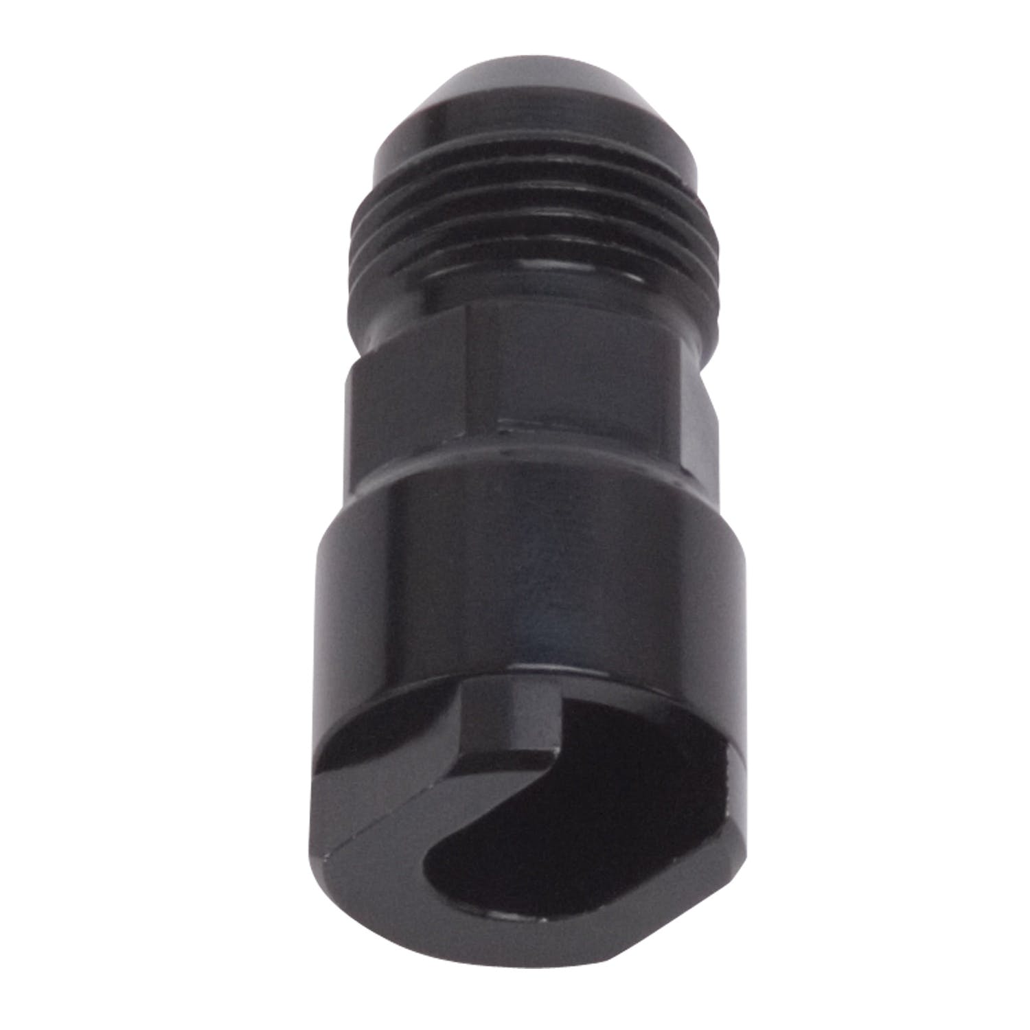Russell 644133 EFI Adapter Fitting -8 AN Male to 3/8” SAE Quick-Disconnect Female Screw