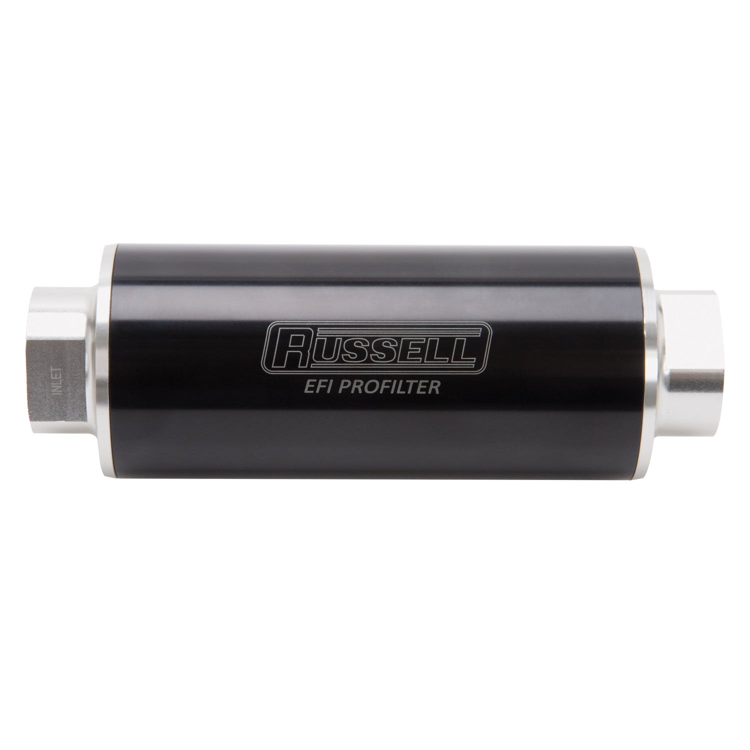 Russell 649260 Fuel filter, Profilter, 6” long, 60 Micron, #10 AN Inlet/#10 AN Outlet, Blu