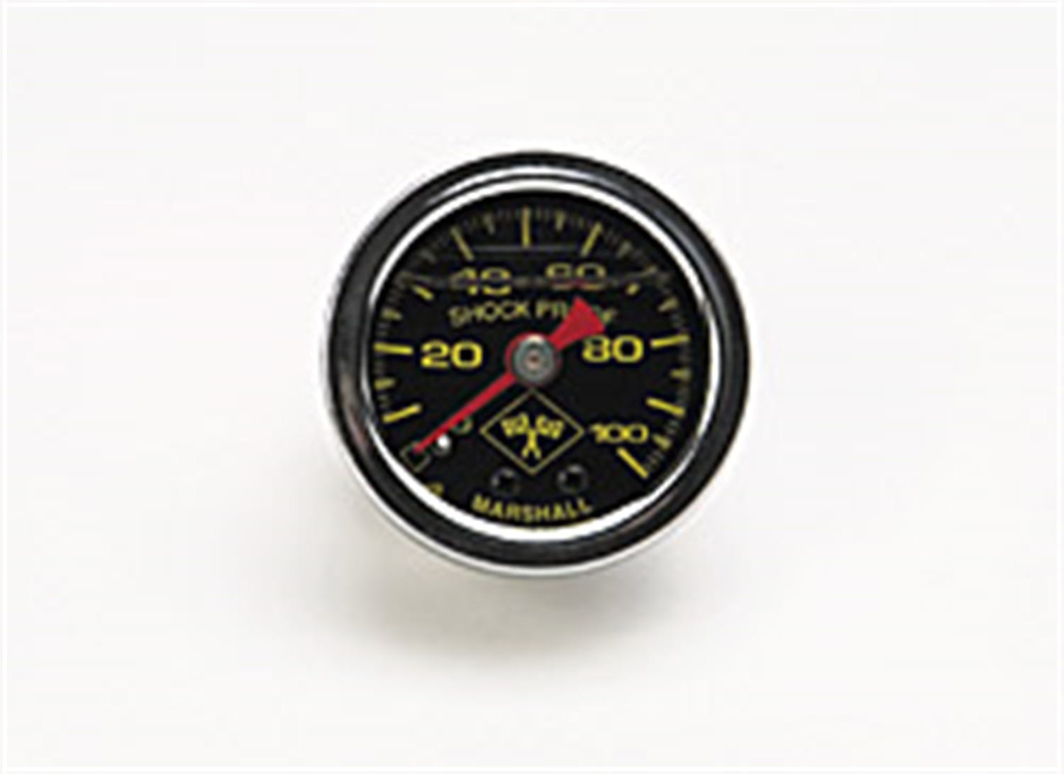 Russell 650320 MNS Series 0-100 PSI Silicone Filled Fuel Pressure Gauge W/ 1/8 NPT Male In
