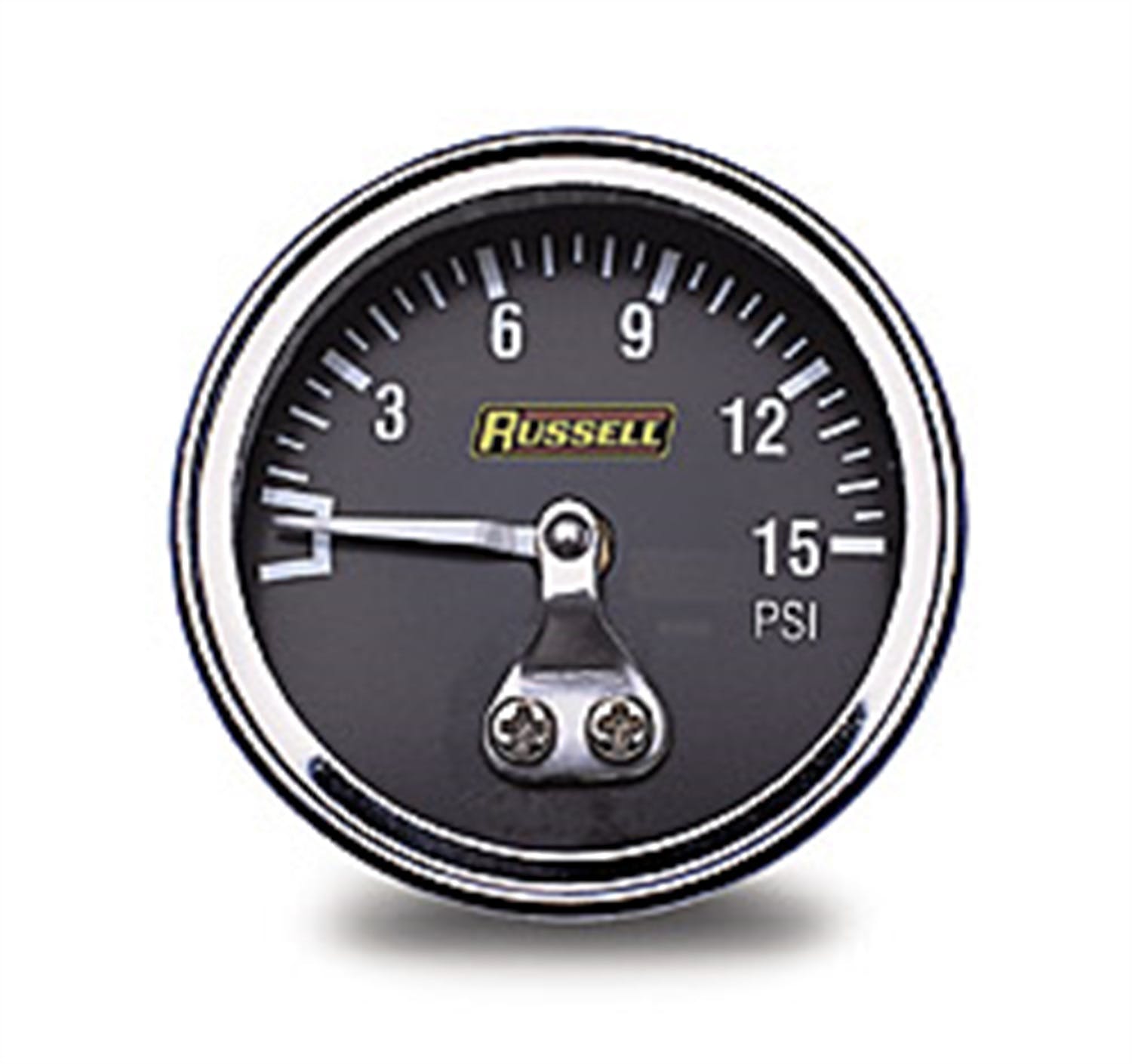 Russell 650350 Non Liquid Filled Gauge 0-15 PSI