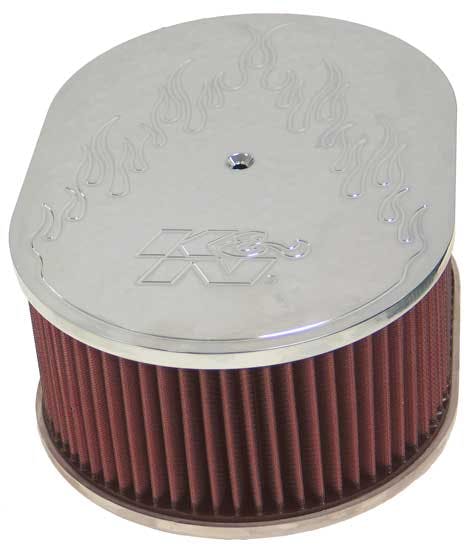 K&N 66-1520 Oval Air Filter Assembly