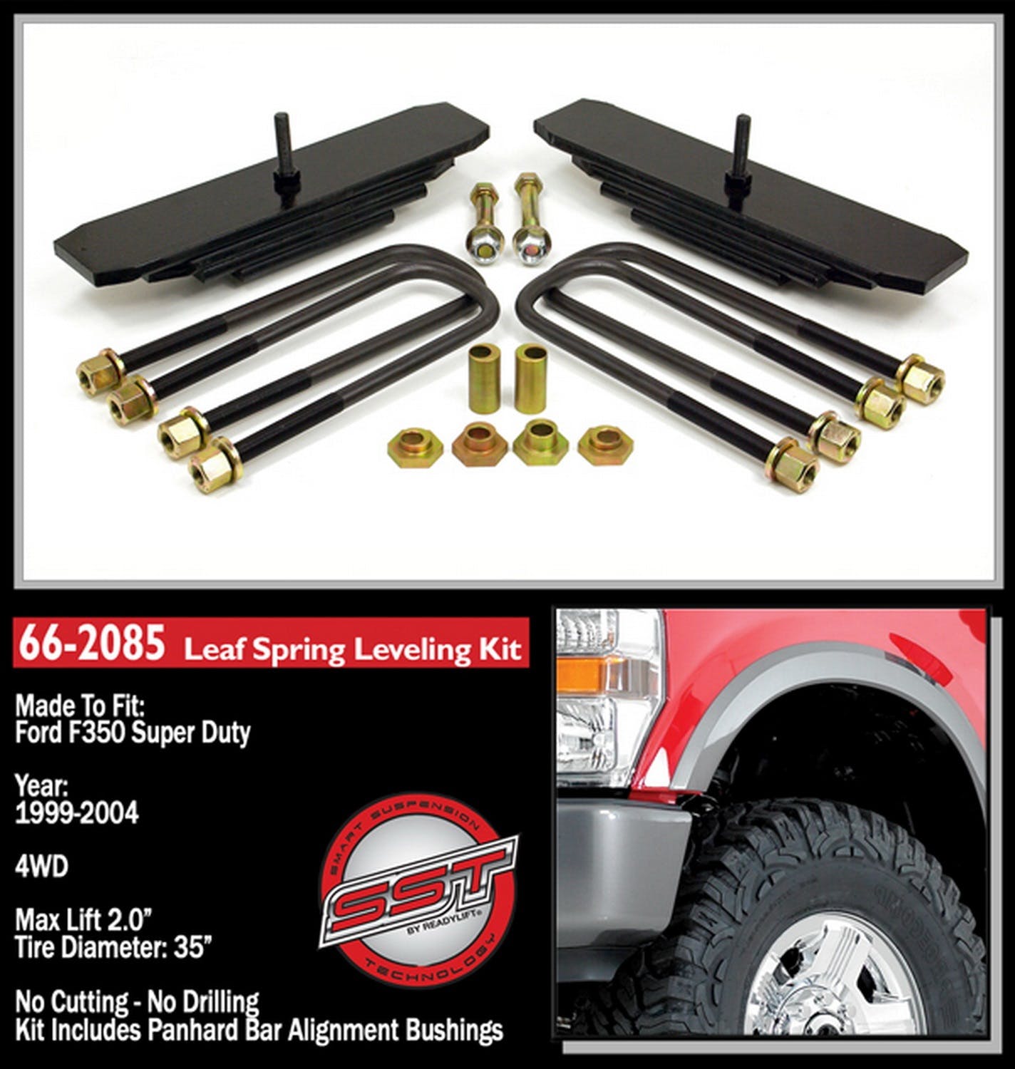 ReadyLIFT 66-2085 2" Front Suspension Leveling Kit