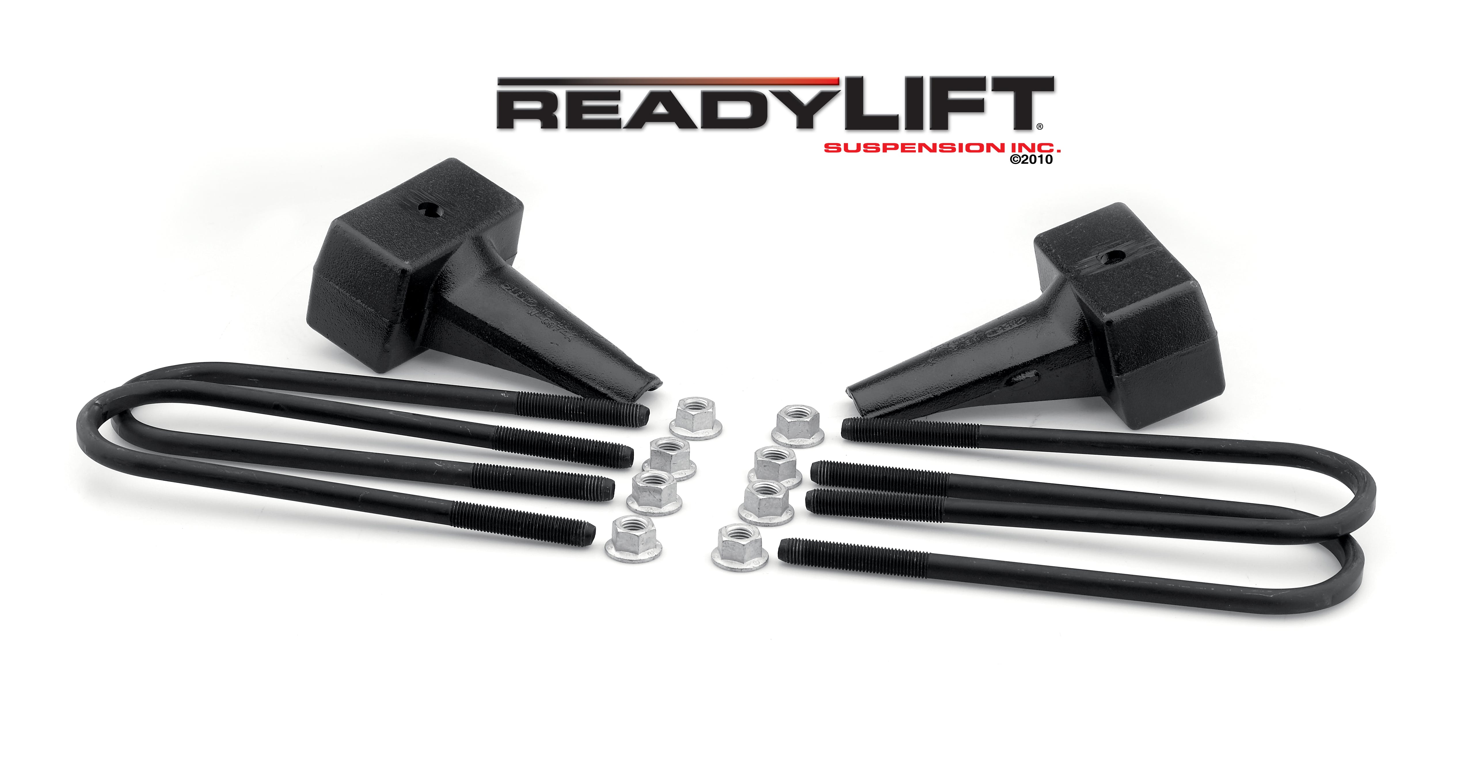 ReadyLIFT 66-2094 4" Tapered Rear Block Kit for 1 Piece Drive Shaft