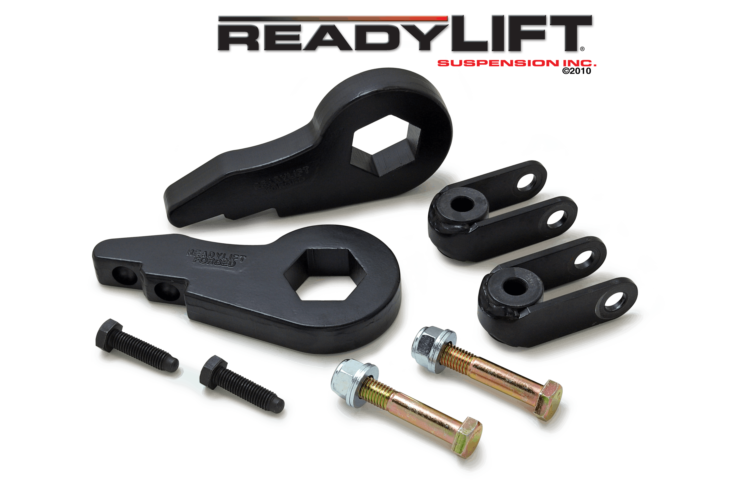 ReadyLIFT 66-3000 2.5" Front Suspension Leveling Kit (Forged Torsion Key)