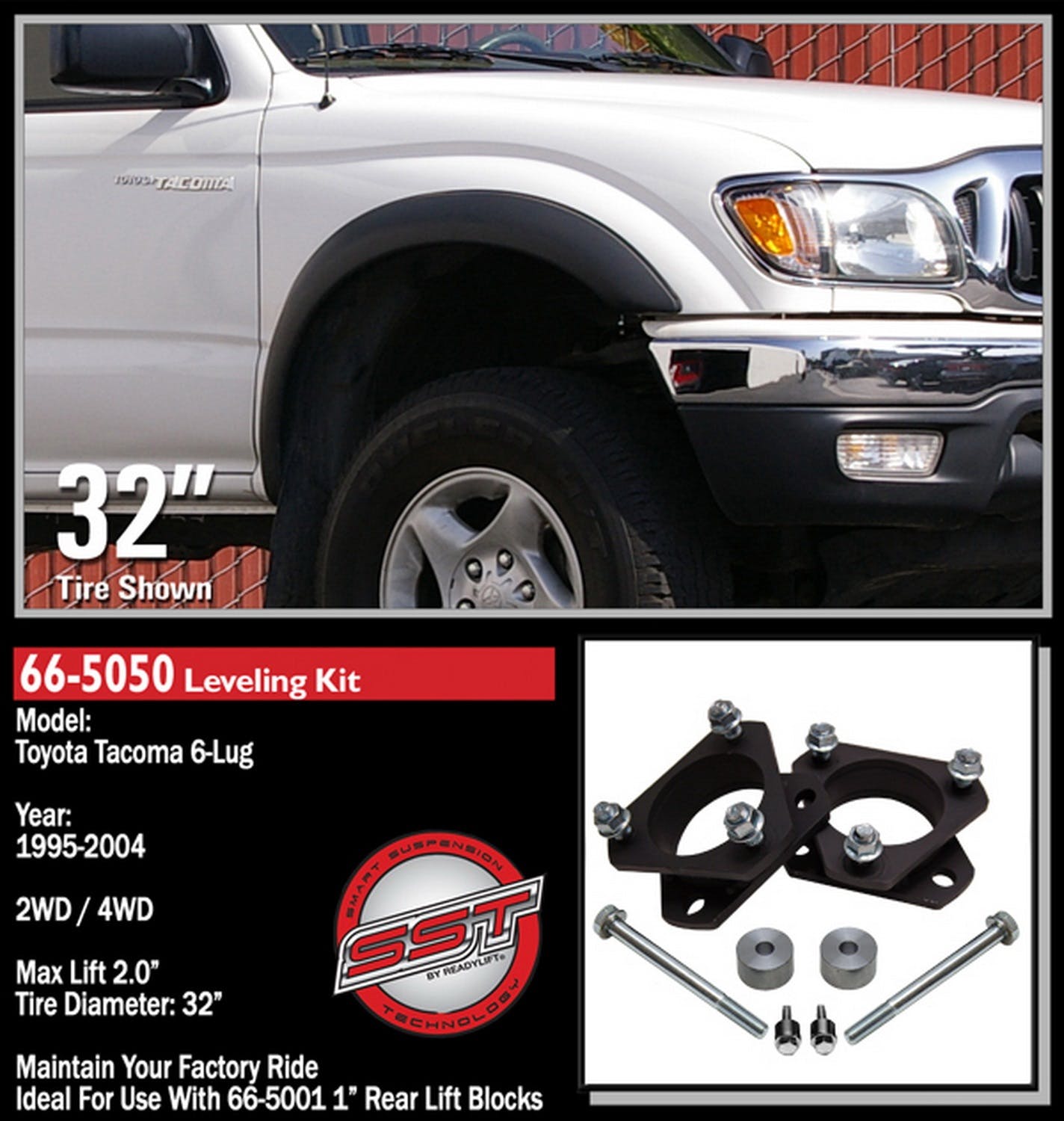 ReadyLIFT 66-5050 2" Front Suspension Leveling Kit