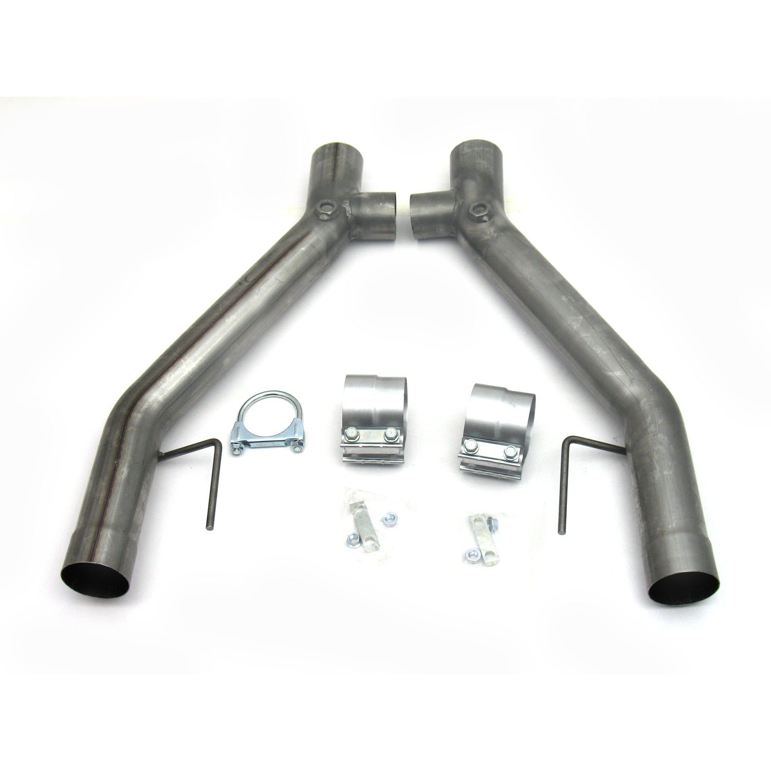 JBA Performance Exhaust 6673SH 6673SH 3 inch Stainless Steel Mid-Pipe 05-10 Mustang GT H-Pi