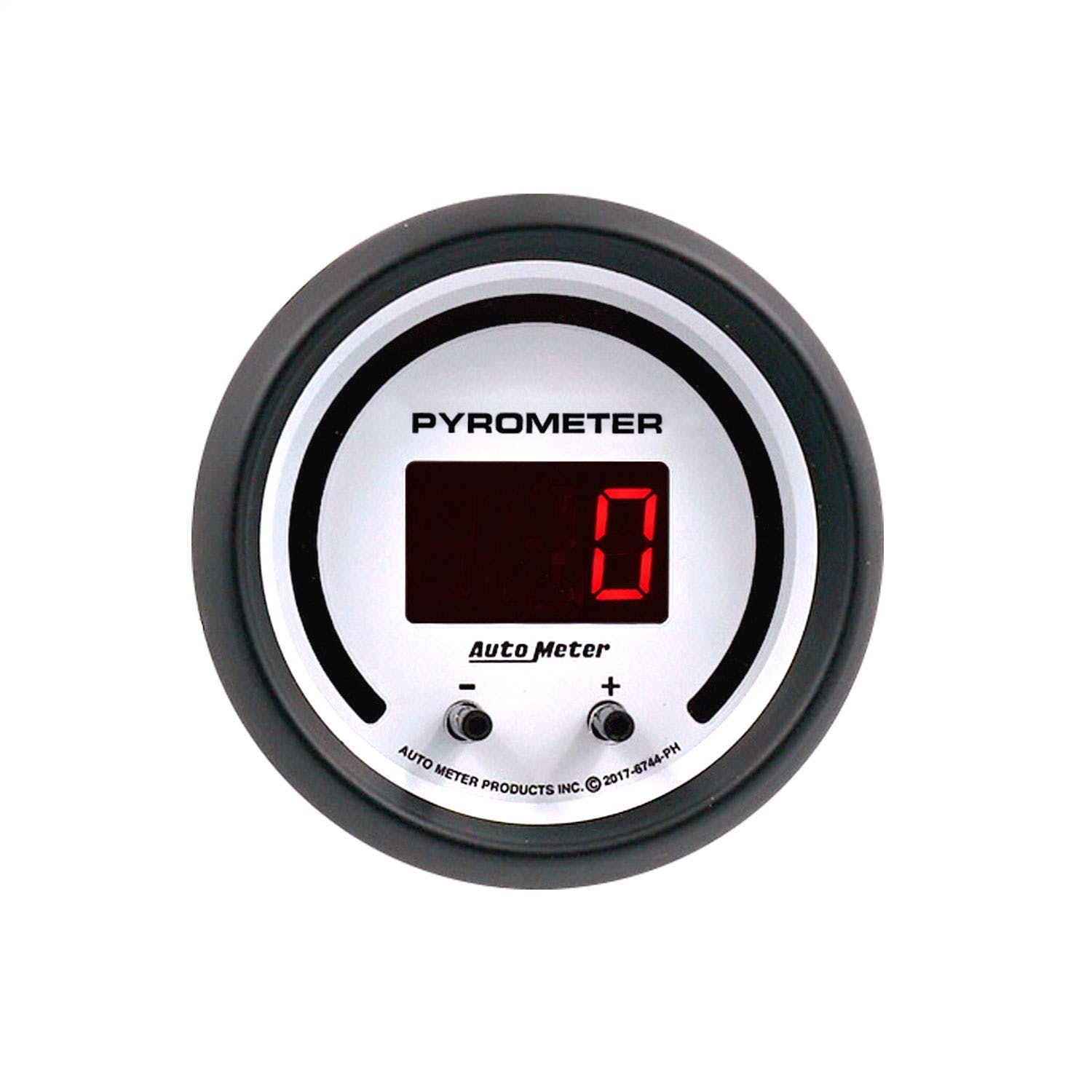 AutoMeter Products 6744-PH Gauge, Pyrometer, 2 1/16, Two Channel, Selectable, Phantom Elite Digital
