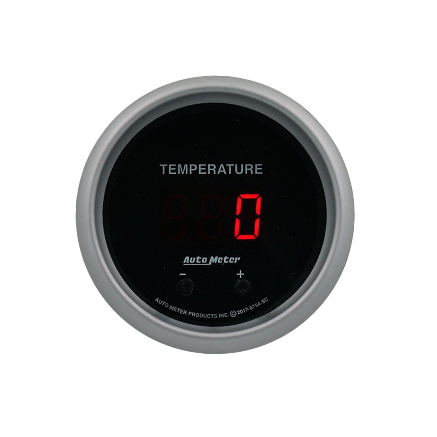 AutoMeter Products 6754-SC Gauge, Fluid Temperature, 2 1/16, 2 Chan, Selectable, Sport-Comp Elite Digital