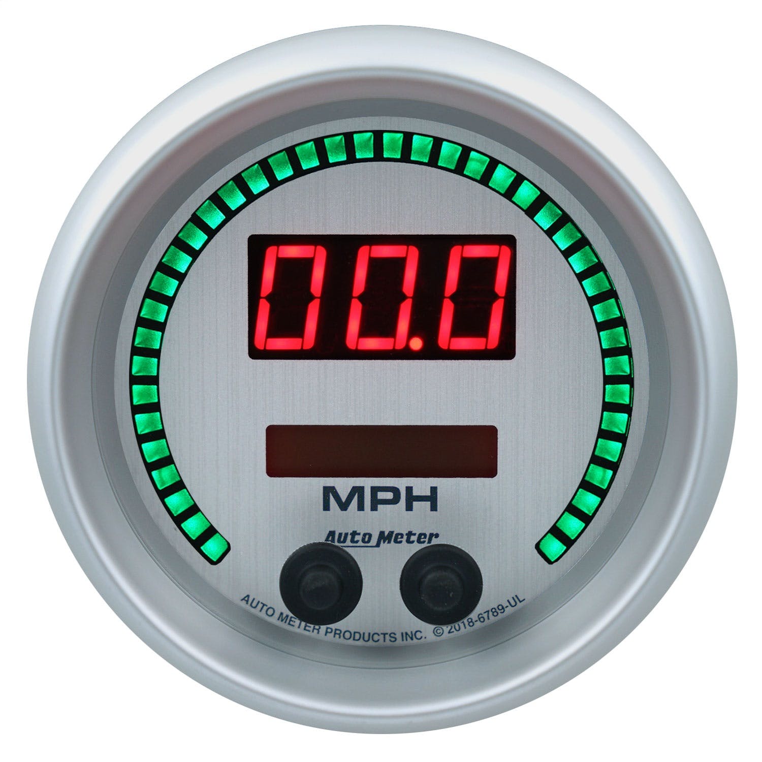 AutoMeter Products 6789-UL Gauge, Speedo, 3 3/8, 260Mph / 260Km/H, Elec Program, Ultra-Lite Elite Digital