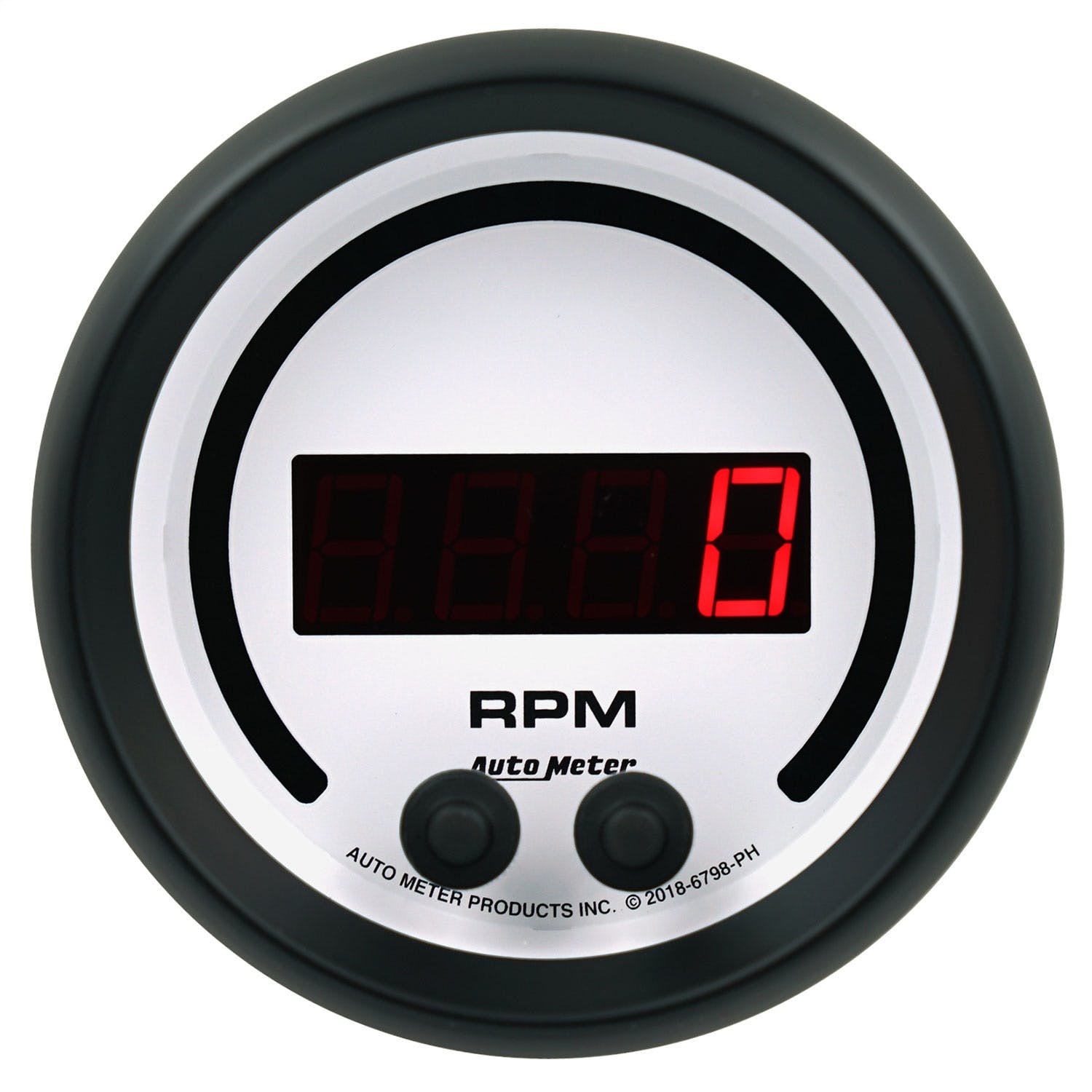 AutoMeter Products 6798-PH Gauge, Tachometer, 3 3/8, 10K Rpm, In-Dash, Phantom Elite Digital
