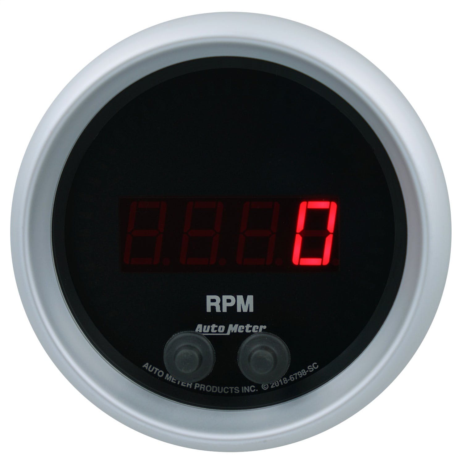 AutoMeter Products 6798-SC Gauge, Tachometer, 3 3/8, 10K Rpm, In-Dash, Sport-Comp Elite Digital