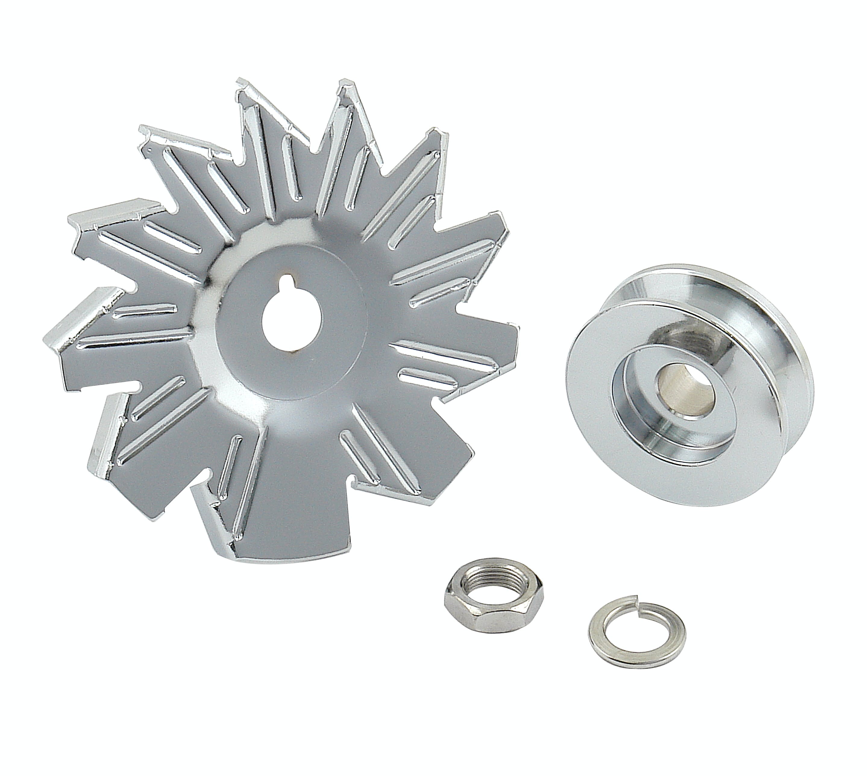 Mr. Gasket 6808 CHRM ALT FAN AND PULLEY