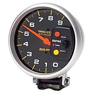 AutoMeter Products 6809 Tach W/Memory 9 000 RPM Std