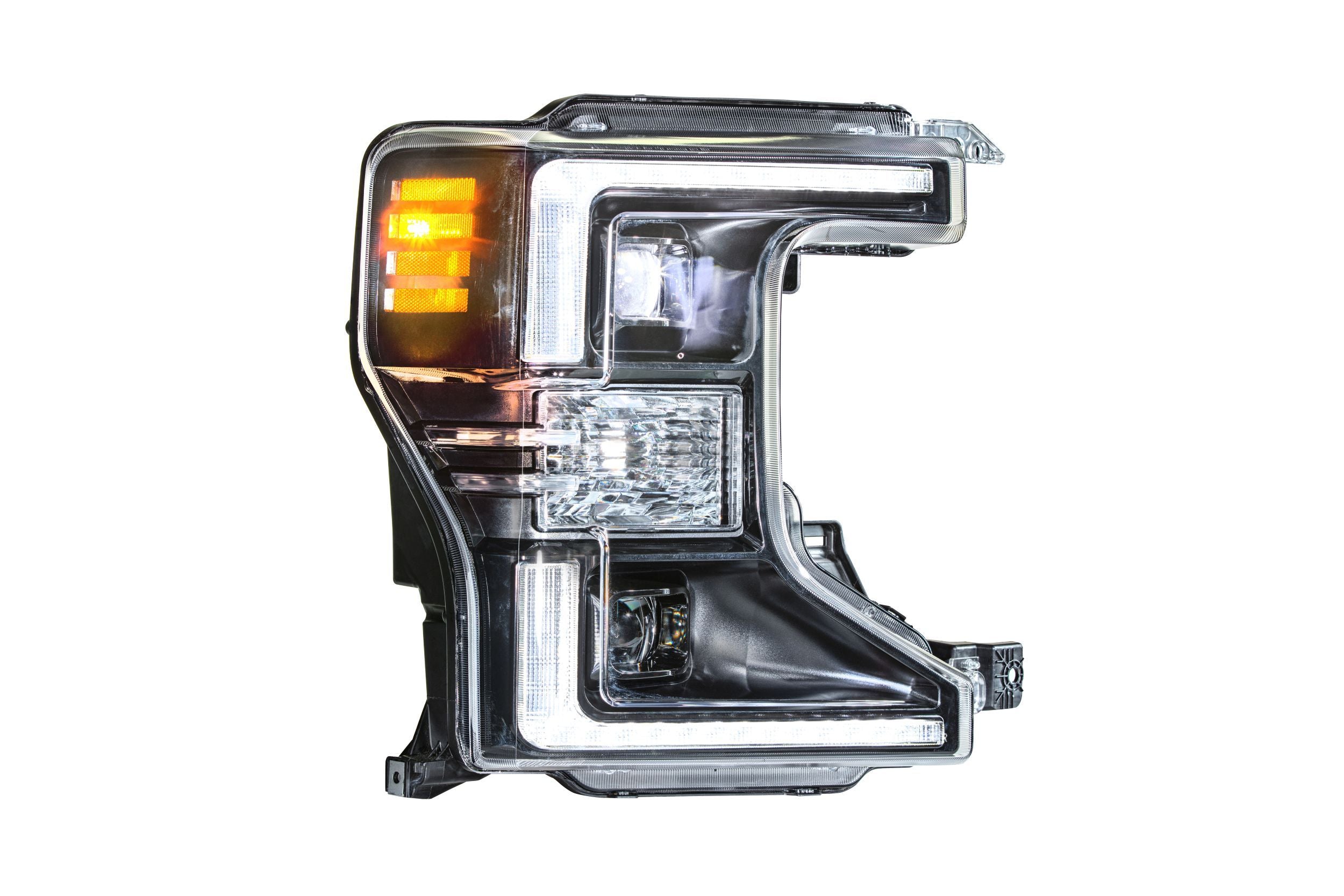 Morimoto XB Hybrid LED Headlights: Ford Super Duty (2020+) (Pair / ASM) LF556