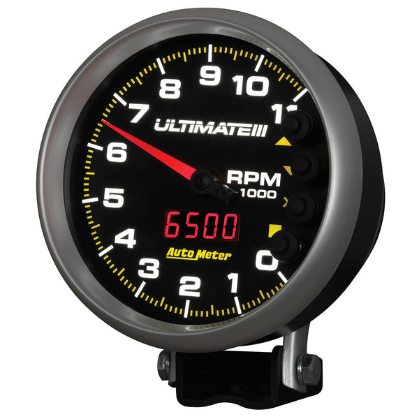 AutoMeter Products 6888 5 Ultimate Plus (Engine + Driveshaft). 11,000 RPM, Black