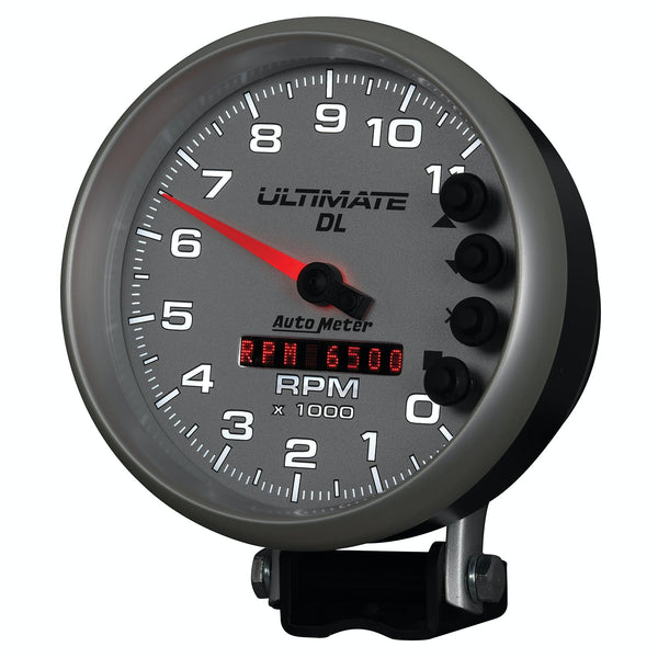 AutoMeter Products 6895 5 Ultimate DL (+ pressure, wideband, G-Meter), 11,000 RPM, Silver