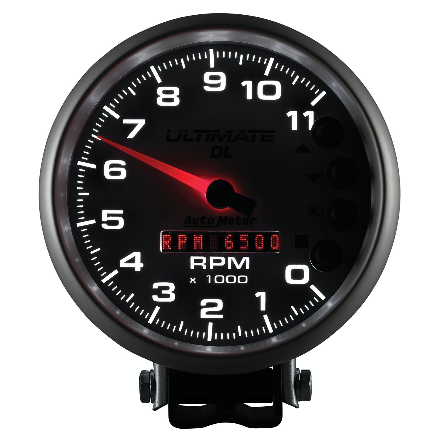 AutoMeter Products 6895 5 Ultimate DL (+ pressure, wideband, G-Meter), 11,000 RPM, Silver