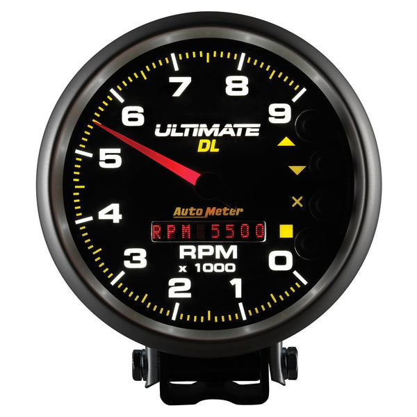 AutoMeter Products 6896 5 Ultimate DL (+ pressure, wideband, G-Meter), 9,000 RPM, Black